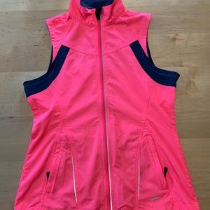 brooks vest womens pink